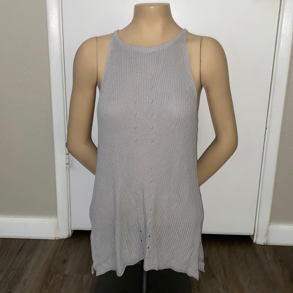 Grey Sweater Tank S